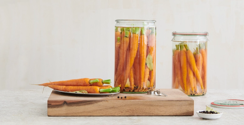 Fermentierte Bio-Karotten