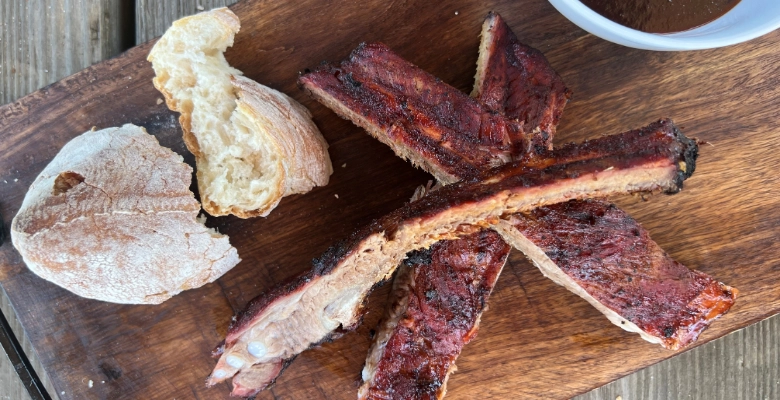 Honig-Whisky-Spareribs