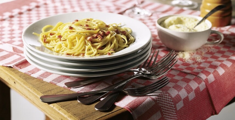 Bio-Spaghetti Carbonara