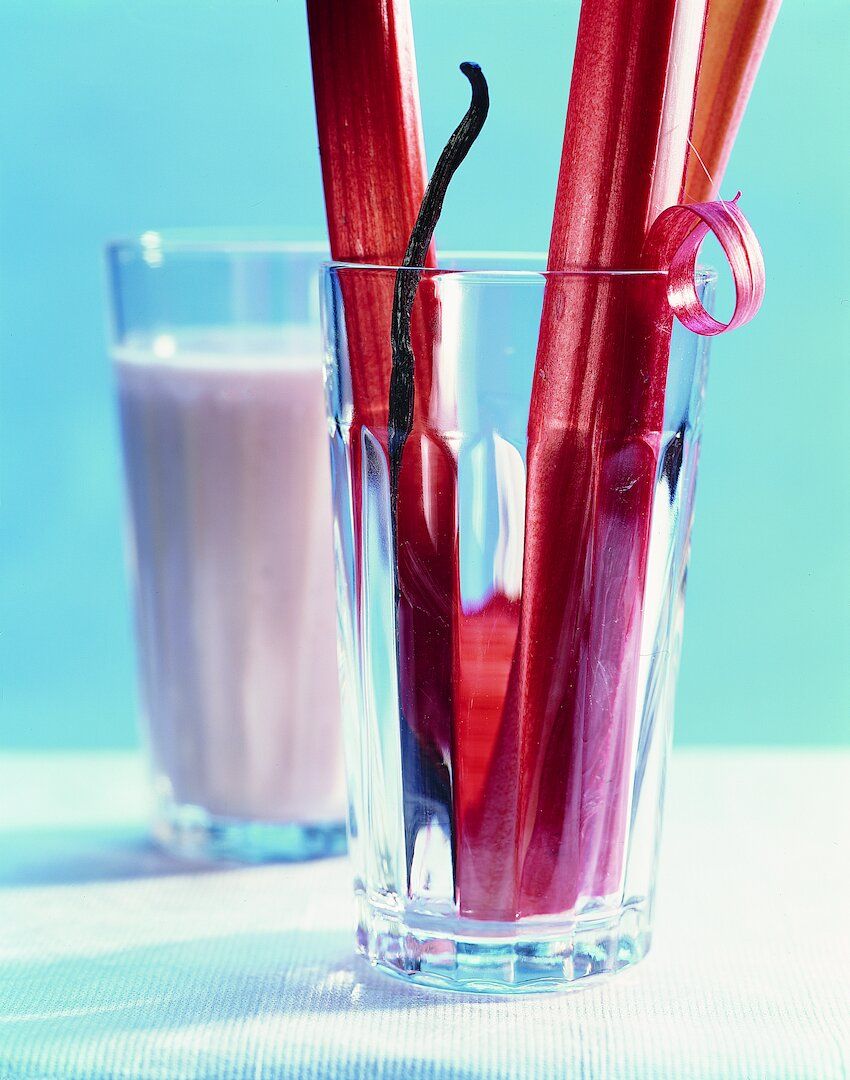 Bio-Rhabarber-Vanille-Shake | Rezept